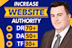 increase domain rating ahrefs dr authority moz da tf by seo