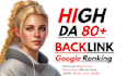 build professionally high authority trusted top backlinks