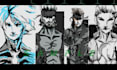 create dynamic metal gear solid character illustrations