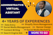 be your professional administrative virtual assistant