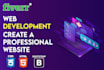 develop your website front end using html css  bootstrap 4