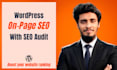 do wordpress on page seo services with website audit