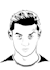 make your face photo into line art