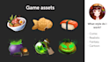 draw assets for 2d games