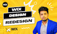 do wix website design and redesign existing wix website