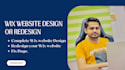 design or redesign your wix website
