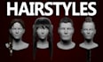create a 3d hair model for your character