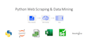 do web scraping and data mining using python