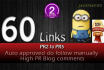do manual 4000 dofollow  blog comments backlinks