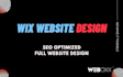 design a complete SEO optimized wix website