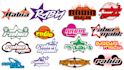 create y2k clothing logo type for your brand