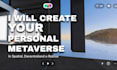 create a virtual space in the metaverse on spatial io