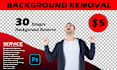remove background and edit product photos professionally
