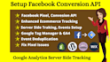 setup facebook pixel conversion API with google analytics 4 via GTM