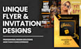 do professional flyer and invitation design