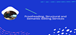 offer services for proofreading, semantic, and structural editing