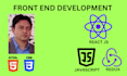 be your front end web developer in react js and javascript