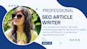 write SEO optimized top quality articles for your blog website