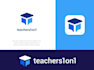 learn educational , courses , academy , training and learning logo