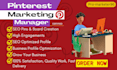 manage pinterest account with SEO optimized profile, pins and boards
