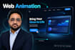 add web animation with gsap css lottie svg or framer motion