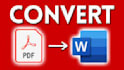 convert PDF to word