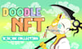 create doodle nft art up to 10k,cartoon nft art,nft doodle