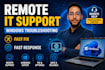 provide remote IT support and fix windows PC problems