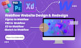 design webflow website figma to webflow xd to webflow website