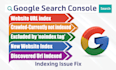 fix google search console indexing issues and coverage errors