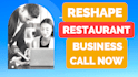 consult on reshape restaurant business