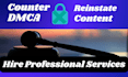 send counter dmca against fake notices to reinstate your content