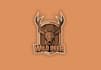 design high quality deer logo in high definition
