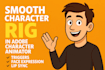 rig and design your puppet in adobe character animator