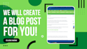 write an engaging blog post on your website about anything