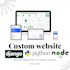 create custom fullstack website flask django nodejs