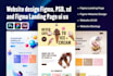do figma website design, framer design, website ui design