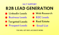 virtual support for b2b lead generation and linkedin leads