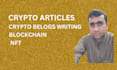write SEO optimized crypto articles nft and blockchain