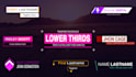 do text animation,  lower thirds, title intro, kinetic typography