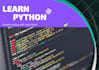 help you with python coding