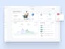 admin dashboard UI UX design, web app, saas, CRM, mockup wireframe in figma, xd