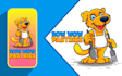 design a creative mascot cartoon logo