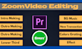 do your zoom interview video editing
