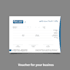 design invoice, payment salary voucher, letterhead,