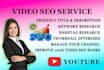 be your youtube channel manager and video SEO expert