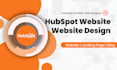 design hubspot website, redesign hubspot website, hubspot cms hub, landing page