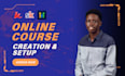 do kajabi online course setup gohighlevel website skool course community setup