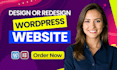design, redesign, duplicate, clone, revamp or customize wordpress website