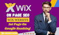 do best on page wix website SEO services for top google ranking